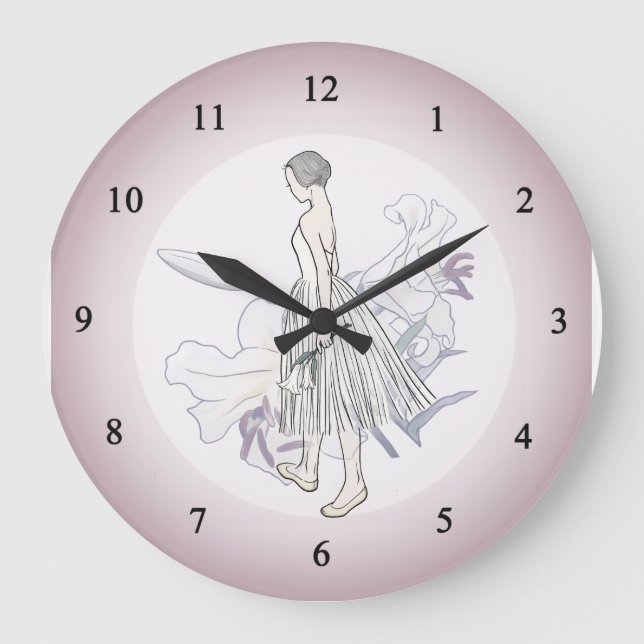 Giselle　ジゼル Large Clock (Front)