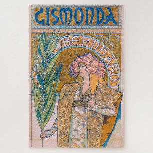 Gismonda, Sarah Bernhardt, Mucha Jigsaw Puzzle