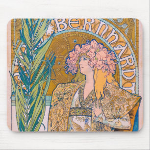 Gismonda, Sarah Bernhardt, Mucha Mouse Mat