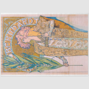 Gismonda, Sarah Bernhardt, Mucha Tissue Paper