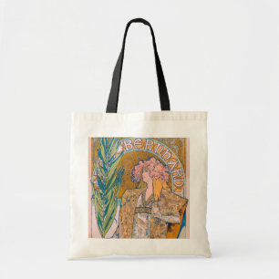 Gismonda, Sarah Bernhardt, Mucha Tote Bag