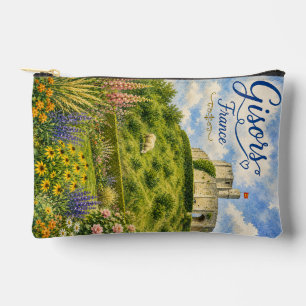 Gisors France Chateau Normandy watercolor Accessory Pouch