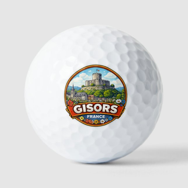 Gisors France  Golf Balls (Front)