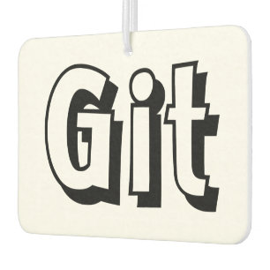 Git Car Air Freshener
