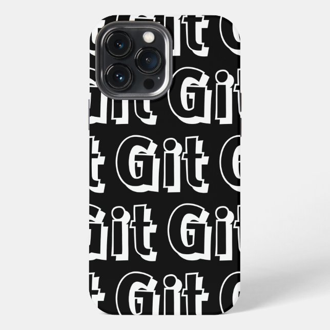 Git Case-Mate iPhone Case (Back)