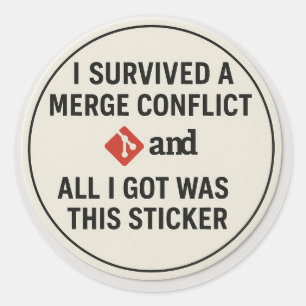Git Victim Support Group Sticker