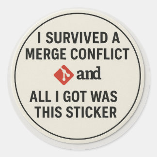 Git Victim Support Group Sticker
