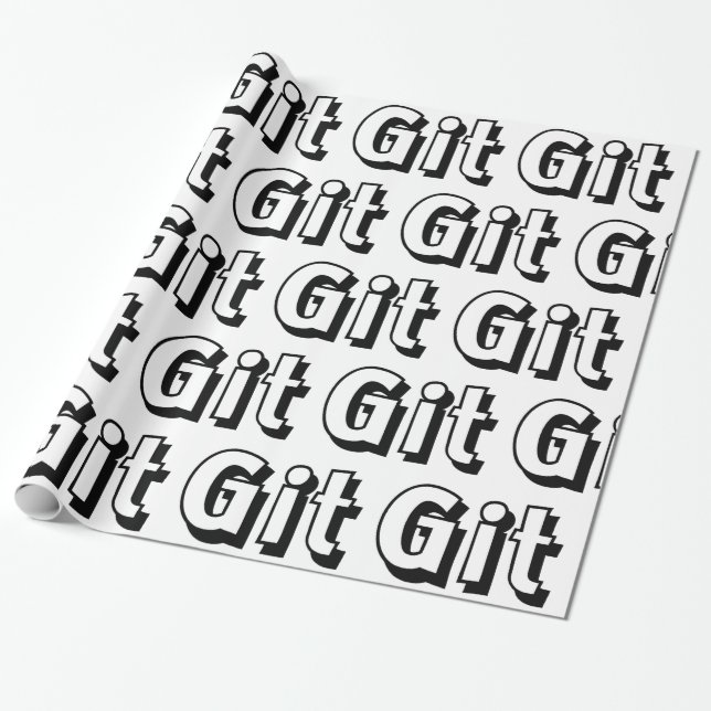 Git Wrapping Paper (Unrolled)