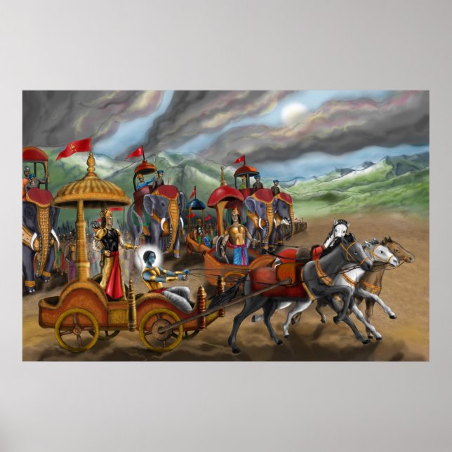 Gita of the Mahabharat Poster (Front)