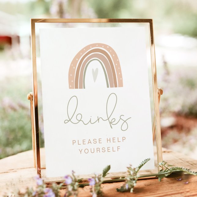 GITA Pastel Rainbow Drinks Table Sign (Creator Uploaded)