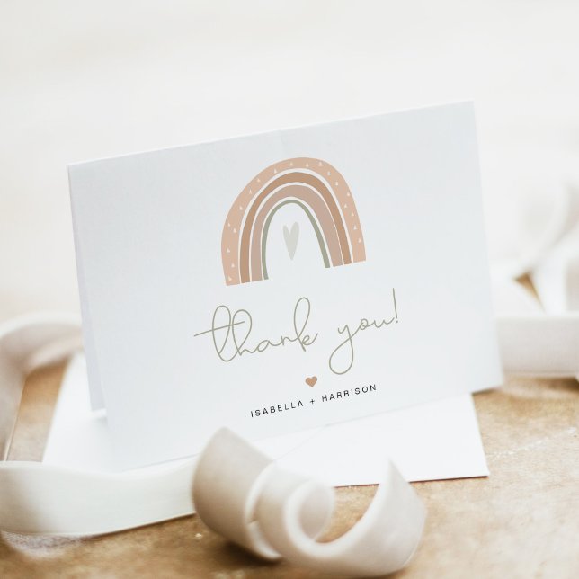 GITA Pastel Rainbow Thank You Card (Creator Uploaded)