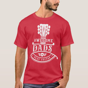 GItarrist Musician Awesome Dads Play Guitar Neck L T-Shirt