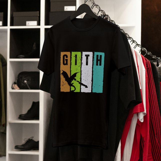 Gith Dungeon Fantasy Role playing Grunge T-Shirt (Creator Uploaded)