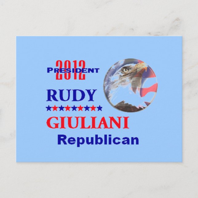 GIULIANI 2012 Postcard (Front)