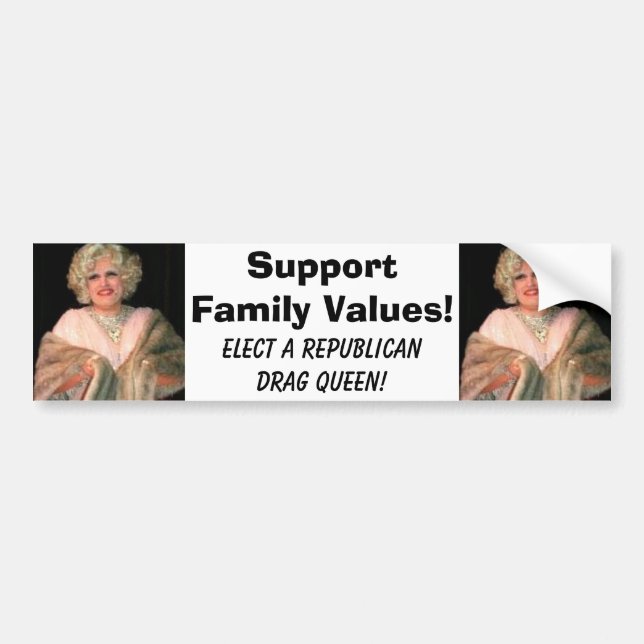 giulianidrag, giulianidrag, SupportFamily Value... Bumper Sticker (Front)