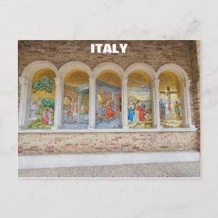 Giulianova Italy Italian Mosaic Travel Photo Postcard