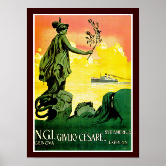 Giulio Cesare ~ Sud America Express Poster