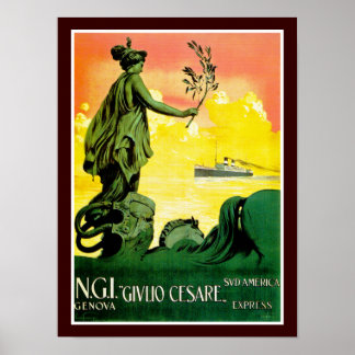 Giulio Cesare ~ Sud America Express Poster
