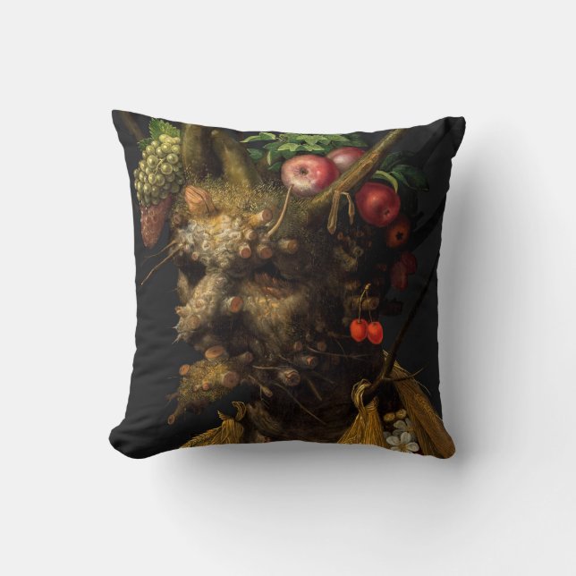 Giuseppe Arcimboldo - Four Seasons in One Head Cushion (Front)