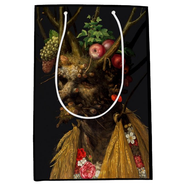 Giuseppe Arcimboldo - Four Seasons in One Head Medium Gift Bag (Front)