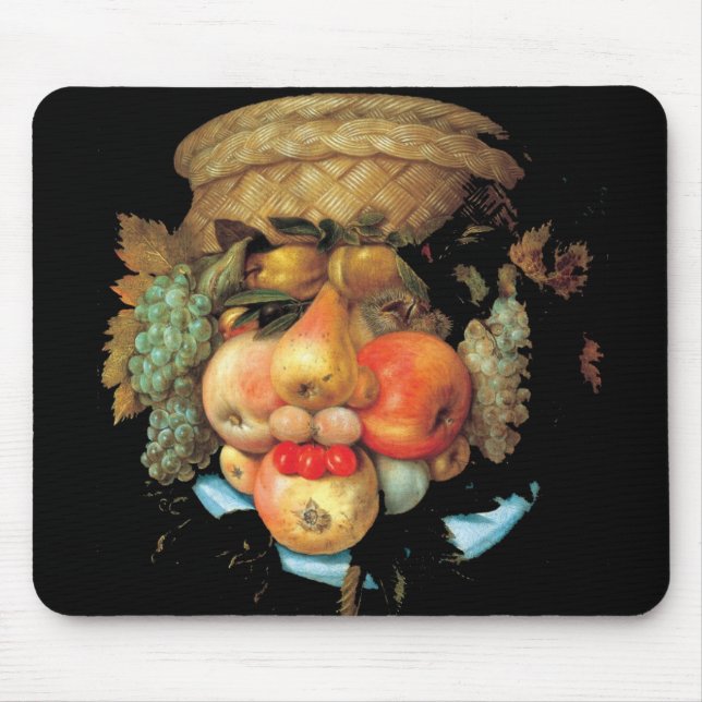 Giuseppe Arcimboldo - Fruit Basket Mouse Mat (Front)