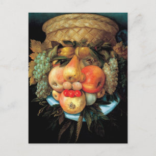 Giuseppe Arcimboldo - Fruit Basket Postcard