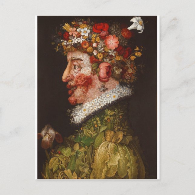 Giuseppe Arcimboldo - La Primavera Postcard (Front)