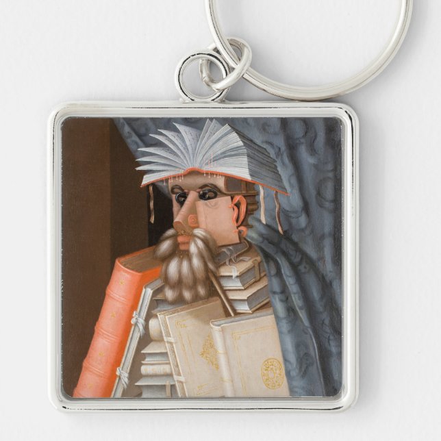 Giuseppe Arcimboldo - The Librarian Key Ring (Front)