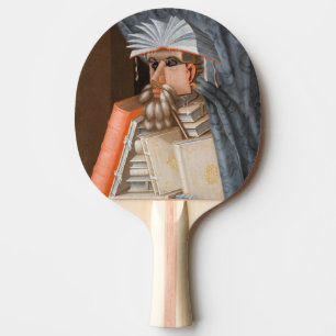 Giuseppe Arcimboldo - The Librarian Ping Pong Paddle