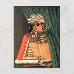 Giuseppe Arcimboldo -- the Librarian Postcard