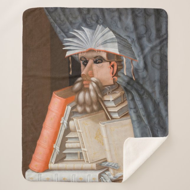 Giuseppe Arcimboldo - The Librarian Sherpa Blanket (Front)
