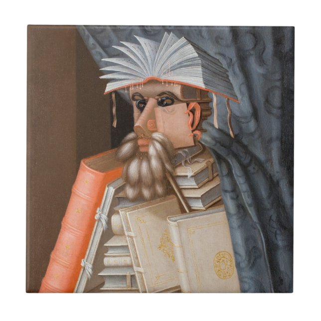 Giuseppe Arcimboldo - The Librarian Tile (Front)