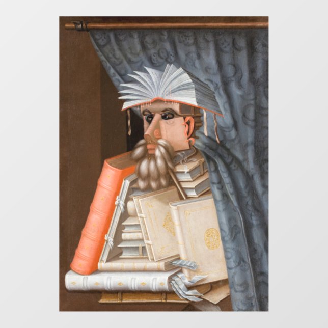 Giuseppe Arcimboldo - The Librarian Window Cling (Sheet)