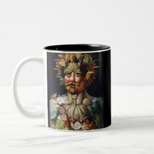 Giuseppe Arcimboldo Vegetable Man (Vertumnus) Two-Tone Coffee Mug