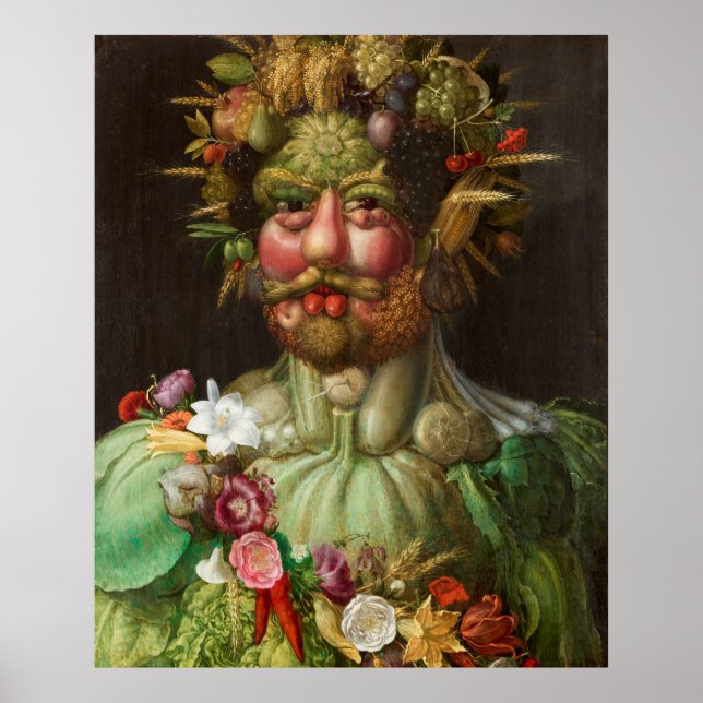 Giuseppe Arcimboldo | Vertumnus -1591 Poster (Front)