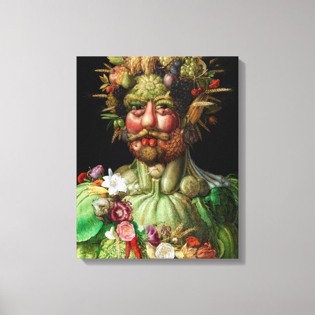 Giuseppe Arcimboldo - Vertumnus Canvas Print (Front)