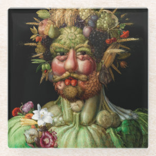 Giuseppe Arcimboldo - Vertumnus Glass Coaster