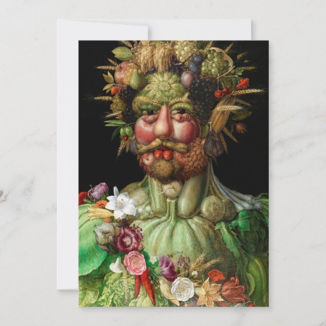 Giuseppe Arcimboldo - Vertumnus Invitation (Front)