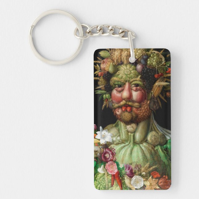 Giuseppe Arcimboldo - Vertumnus Key Ring (Front)