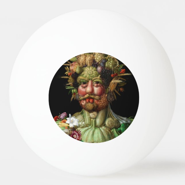 Giuseppe Arcimboldo - Vertumnus Ping Pong Ball (Front)