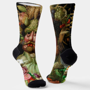 Giuseppe Arcimboldo - Vertumnus Socks