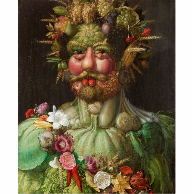 Giuseppe Arcimboldo - Vertumnus Standing Photo Sculpture (Front)