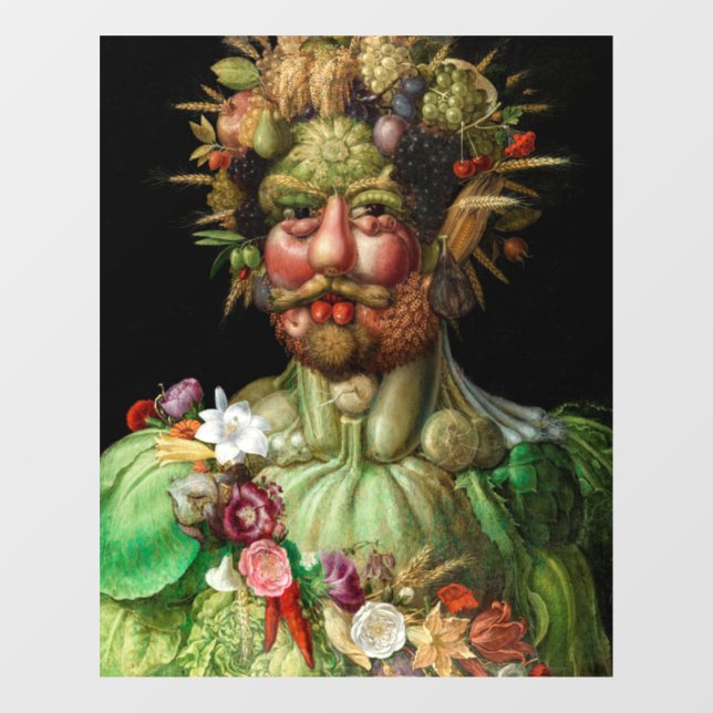 Giuseppe Arcimboldo - Vertumnus Window Cling (Sheet)