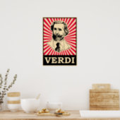Giuseppe Fortunino Francesco Verdi Poster (Kitchen)