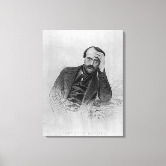 Giuseppe Mazzini Canvas Print (Front)