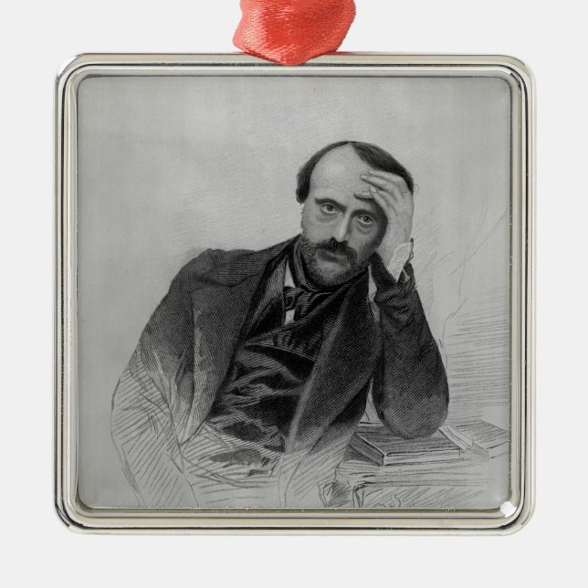 Giuseppe Mazzini Metal Tree Decoration (Front)