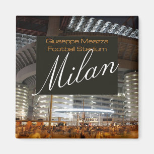 Giuseppe Meazza Football San Siro Milan Magnet