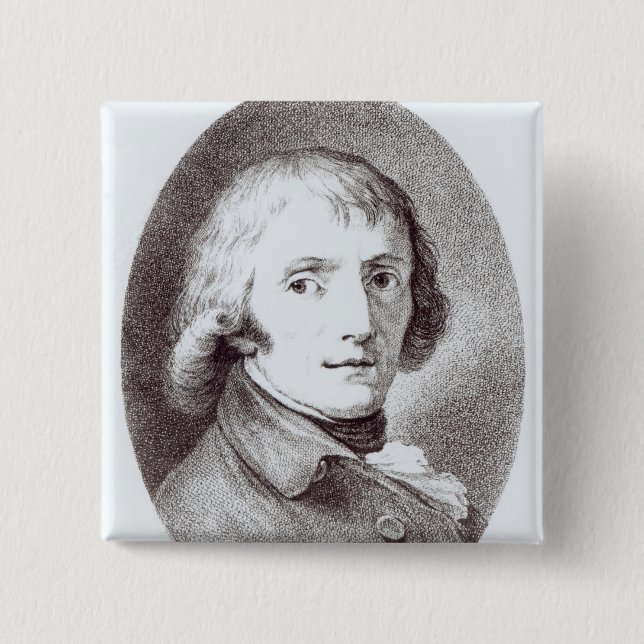 Giuseppe Parini 15 Cm Square Badge (Front)