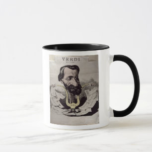 Giuseppe Verdi , caricature, 1860's Mug