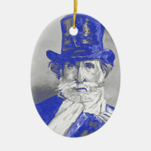 Giuseppe Verdi Ceramic Tree Decoration